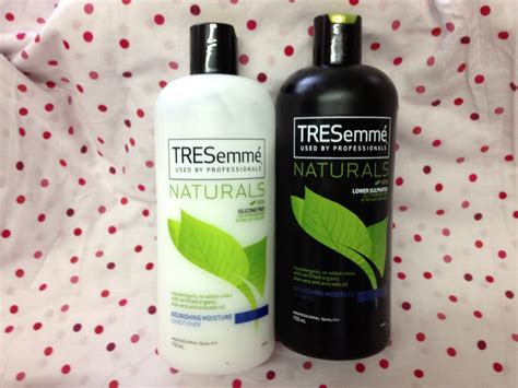 Hair volumizer shampoo and conditioner for thin hair: Tresemme Natural Shampoo and Conditioner - bamblingsofnaffy
