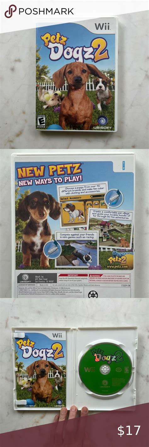 Nintendo Wii Petz Dogz 2 Game Tested Third Street Mini Games