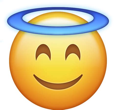 Download Angel Halo Emoji Icon Ios Emoji Emoji Pictures Emoji