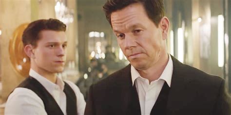 uncharted star tom holland was afraid to tease mark wahlberg