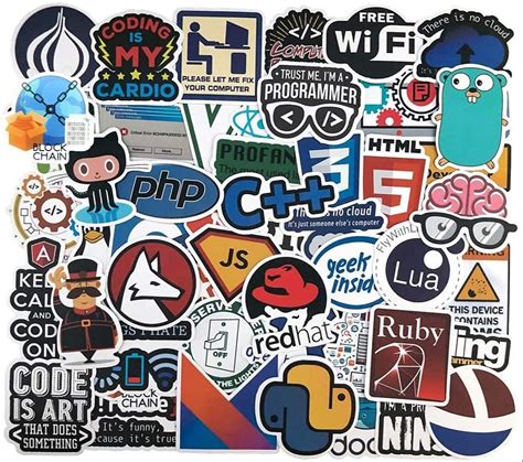 Idream Software Programming Languages Vinyl Diy Sticker For Laptop