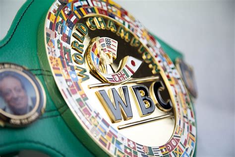 Wbc World Boxing Championship Title Belt With Free Carrying Bag