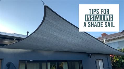 How To Install A Shade Sail With Diy Cable Railing And A Few Tips To