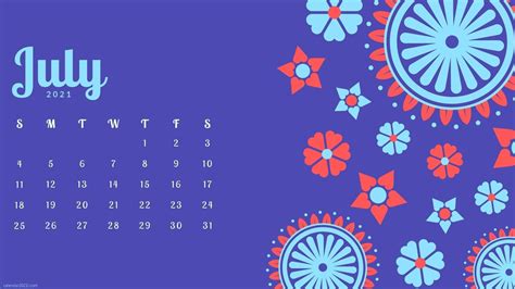 July 2021 Calendar Wallpapers Top Free July 2021 Calendar Backgrounds