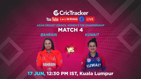 🔴 Live Match 4 Bahrain Women V Kuwait Women Live Cricket Stream Acc