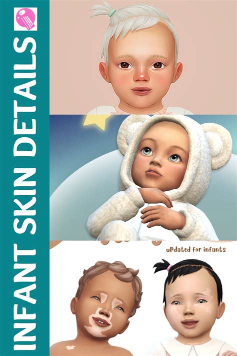21 Sims 4 Infant Skin Details Transform Your Tots Sims Baby Sims 4