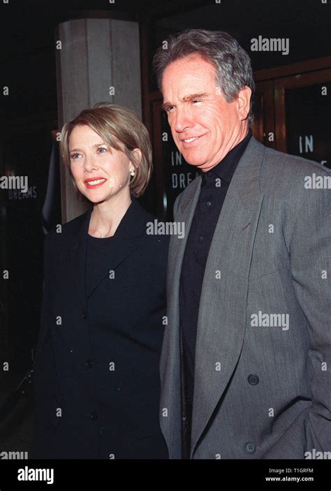 Los Angeles Ca January 12 1999 Actress Annette Bening And Actor