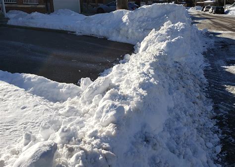 Record Snowfall In Mississauga City Plows Leave Residents Walled In