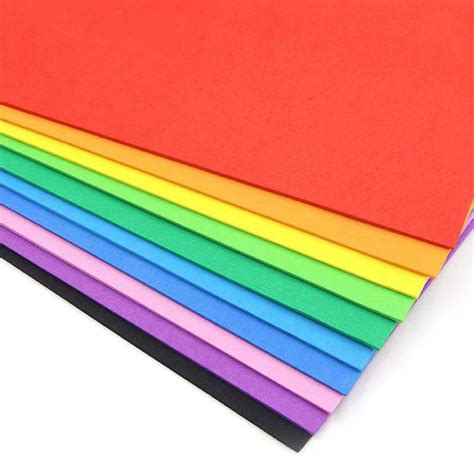 A4 Single Colour Foam Paper 2mm 10pcspkt Vip Educational Supplies