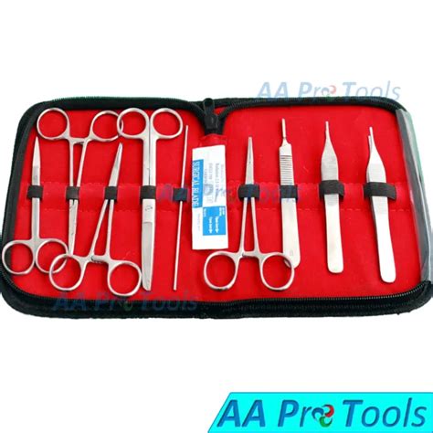 Basic Dissecting Kit Pieces Veterinary Surgical Instruments Surgery Set Picclick
