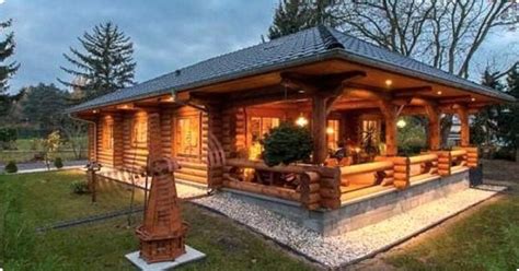 Cozy Log Cabin With The Perfect Open Floor Plan