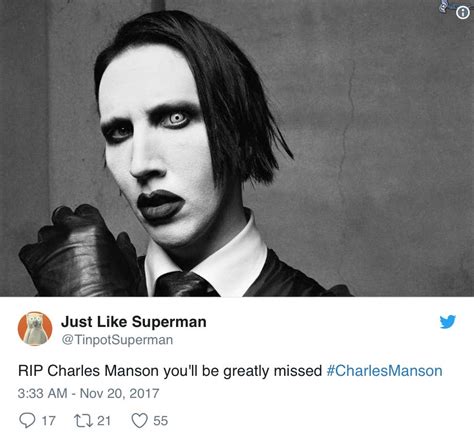 A Bunch Of People Think Marilyn Manson Died Last Night Barstool Sports
