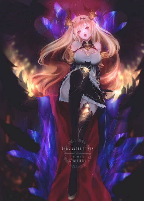 Dark Angel Olivia By Kyriemeii02 On Deviantart Kỳ ảo Anime Nghệ Thuật