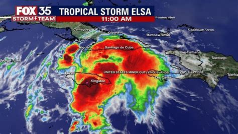 Tropical Storm Watch Expands In Florida As Elsa Continues Slow Trek