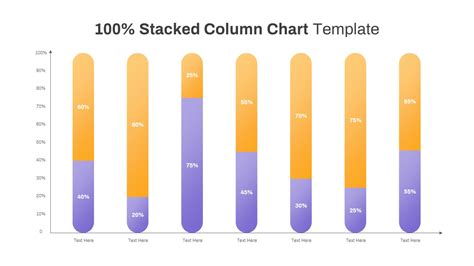 Stacked Column Chart Powerpoint Template Slidebazaar