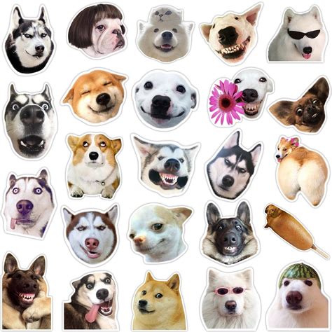 Funny Dog Stickers Ubicaciondepersonascdmxgobmx