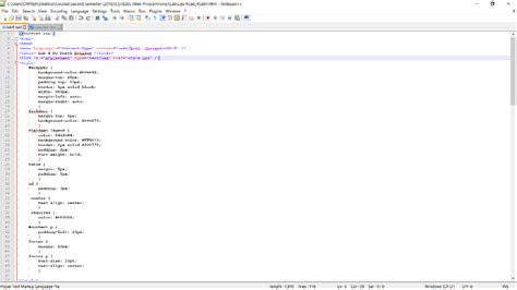 How To Link A Css File To Html In Notepad