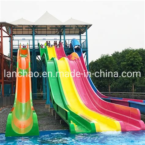 Aqua Park Swimming Pool Fiberglass Water Slide Tube For Adult China