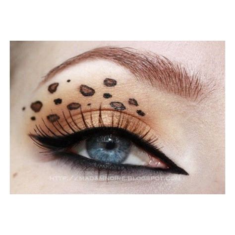 Leopard Print Eyes Idea Gallery Makeup Geek Found On Polyvore Eye