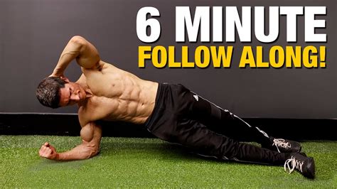 6 Pack Abs Workout Just 6 Minutes Follow Along Youtube