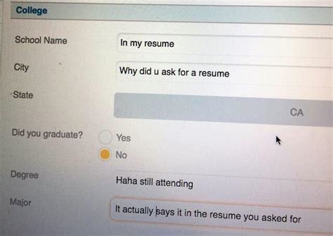 Sick Of Re Entering Your Info After Uploading A Resume Yes