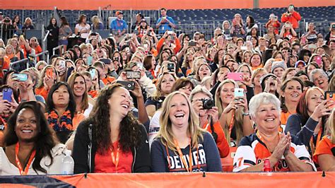 Denver Broncos See 16 Increase In Female Fans Since 2013 Denver