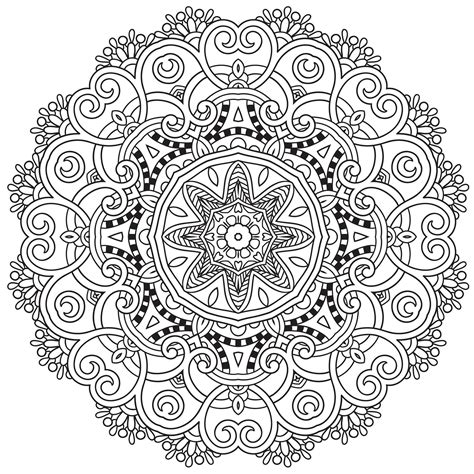 Mandala To Download In Pdf 2from The Gallery Mandalas Adult Coloring