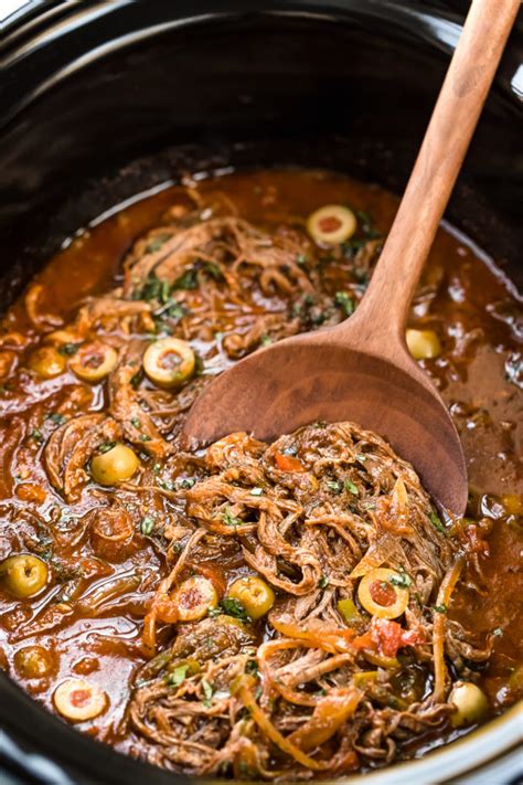 Slow Cooker Ropa Vieja No Spoon Necessary