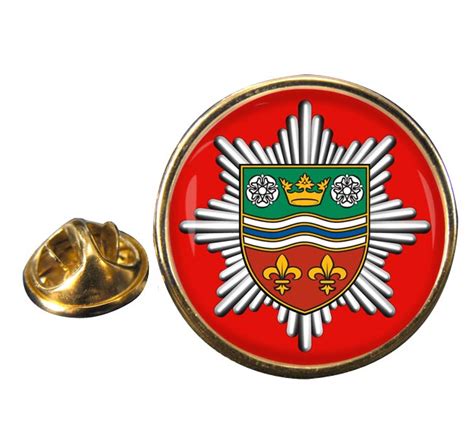 Uk T Shop Humberside Fire And Rescue Round Pin Badge