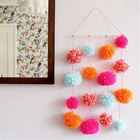 Pom Pom Wall Hanging Kit All Sewn Up Wales By Helen Rhiannon