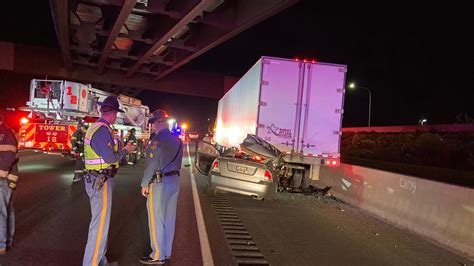 Woman Killed In Crash Involving Tractor Trailer Monday On I 95