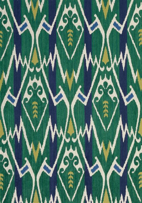 Nomad Green W73367 Collection Nomad From Thibaut Ethnic Patterns