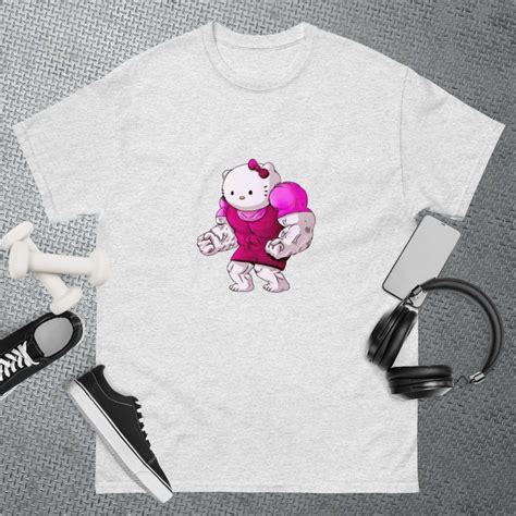 Buff Hello Kitty Gym Shirt Etsy