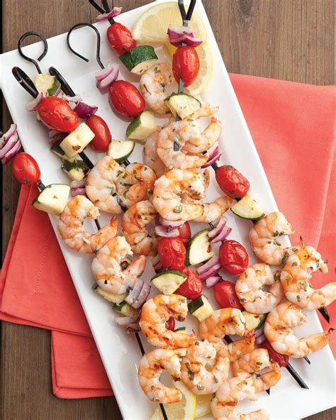 These super easy grilled pesto shrimp skewers are made with homemade basil pesto, you'll want to make how to make grilled pesto shrimp skewers. Grilled Shrimp Kabobs | Recipe | Grilled shrimp kabobs, Grilled shrimp, Healthy snacks for diabetics