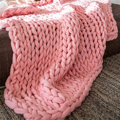 Soft Bulky Hand Knitting Chunky Yarn Wool Roving Crocheting Diy