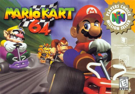 Mario Kart 64 Cover Or Packaging Material Mobygames