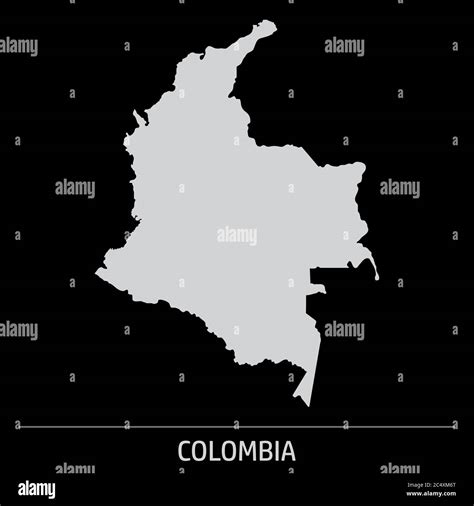 Colombia Map Icon Stock Vector Image And Art Alamy