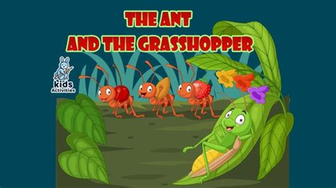 The Ant And The Grasshopper Story ⋆ Kids Activities