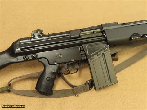 1990 Vintage Hk Model Sr9 Rifle In 762 Nato 308 Winchester W Bipod