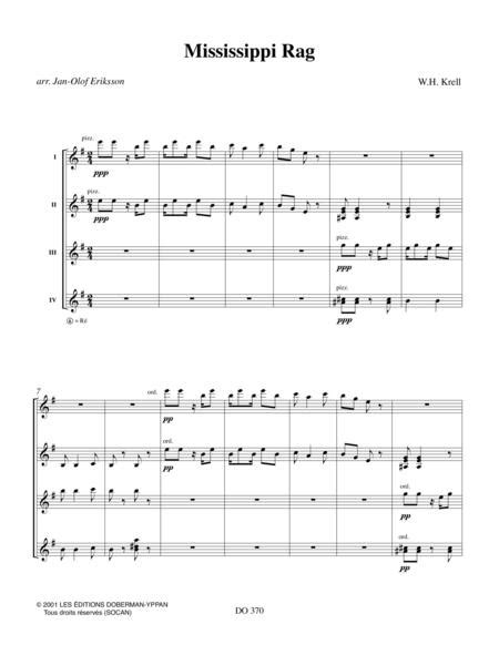 Mississippi Rag By Wh Krell Digital Sheet Music For Score And Parts