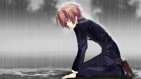 Anime Sad Rain Wallpaper Anime Wallpaper
