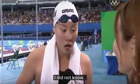 Meet Olympic Swimmer Fu Yuanhui Chinas Many Faced God Funny Chinese