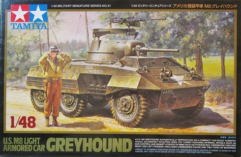 Tamiya 32551 Us M8 Light Armoured Car Greyhound 148 Scale