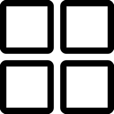 Four Boxes Svg Png Icon Free Download 153057