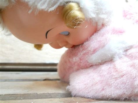Pink Plush Musical Sleepyhead Rubber Faced Doll 50s 60s Etsy Rubber