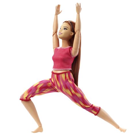 Barbie Lalka Made To Move Gimnastyczka Joga Gxf07 Gxf07 Zabawki
