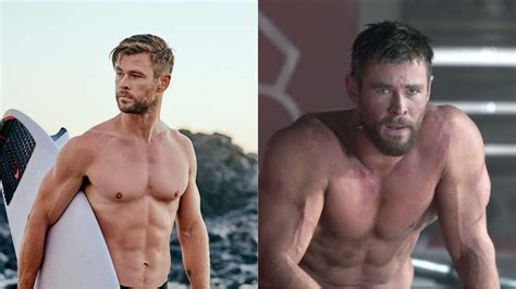Toned Abs Looks Of Chris Hemsworth That Made Netizens Feel The Heat