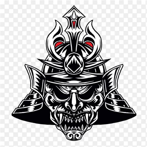 Samurai Logo Design Template On Transparent Background PNG Similar PNG