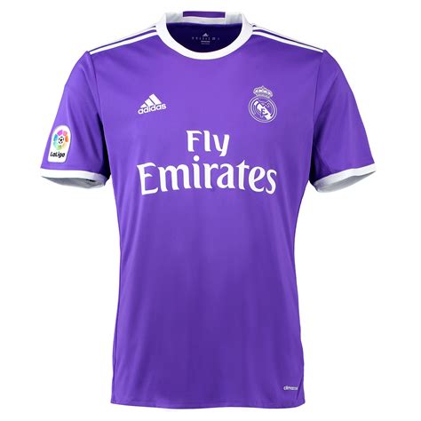 Mens Adidas Purple Real Madrid 201617 Away Replica Jersey