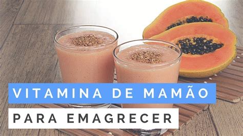 Vitamina De Mamao E Morango
